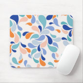 Tapis De Souris Vibrant Abstract Splash Pattern Mouse Pad (Avec souris)