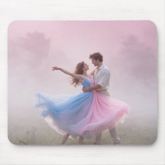 Tapis De Souris "Vibrant and expressive artwork capturing the joy (Devant)