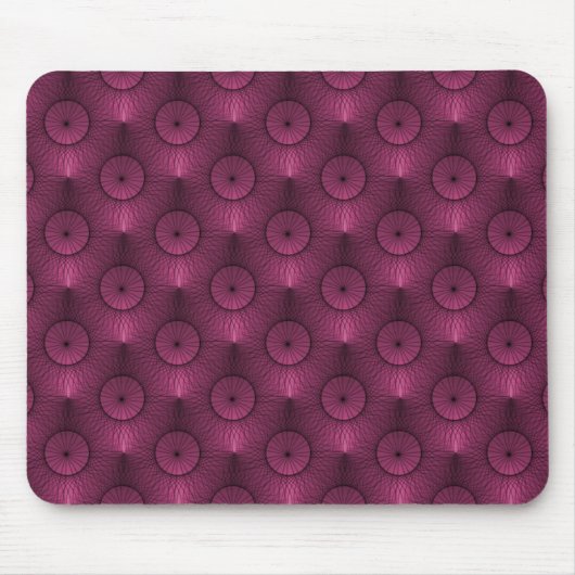 Tapis De Souris Vibrant Bourgogne Ultramoderne Chic Mousepad (Devant)