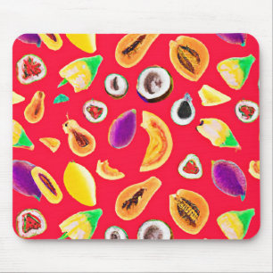 Tapis De Souris Vibrant Fruity Délice Motif