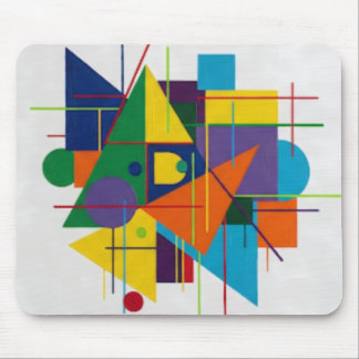 Tapis De Souris Vibrant Geometric Symphony
