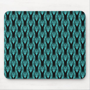 Tapis De Souris Vibrant Turquoise moderne classique Mousepad