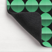 Tapis De Souris Vibrant Vert Retro Flair Mousepad (Coin)