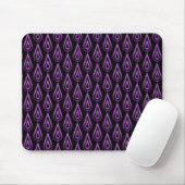 Tapis De Souris Vibrant violet Flickering Flames Mousepad (Avec souris)