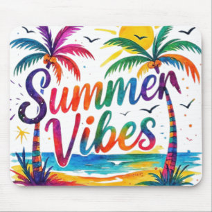 Tapis De Souris Vibrantes Vibrations d'Été