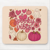 Tapis De Souris Vibrations Effrayantes - Halloween (Devant)