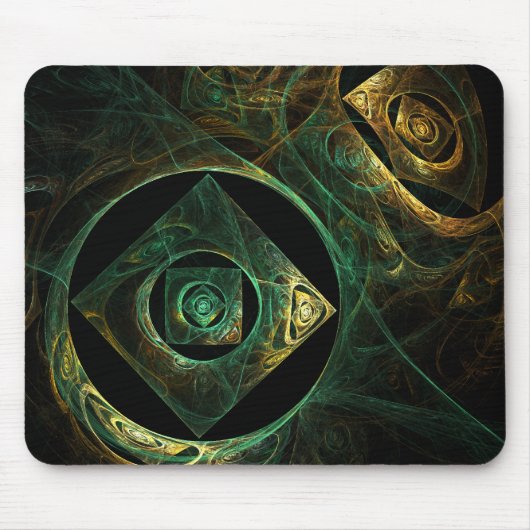 Tapis De Souris Vibrations magiques Art Abstrait Mousepad (Devant)
