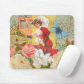 Tapis De Souris Victorian Lady Woman Fun Carriage (Avec souris)