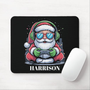 Tapis De Souris Vidéo de Noël personnalisée Jeu vidéo Santa Xmas 