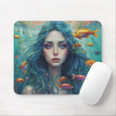 Tapis De Souris Vie dans un bol de poisson mousepad (Avec souris)