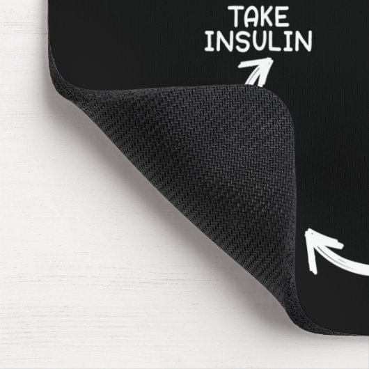 Tapis De Souris Vie diabétique Mois de sensibilisation au diabète (Coin)