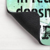 Tapis De Souris Vie réelle il n'y a pas d'annulation, version nerd (Coin)