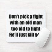 Tapis De Souris Vieil homme (Avec souris)