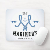 Tapis De Souris Vieille affiche de marin (Avec souris)