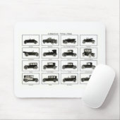 Tapis De Souris Vieille et classique voiture (rétro automobile) : (Avec souris)