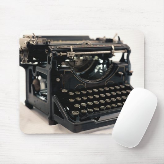 Tapis De Souris Vieille machine à écrire (Avec souris)