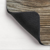 Tapis De Souris vieille planche rugueuse de bois (Coin)