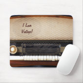 Tapis De Souris Vieille radio (Avec souris)
