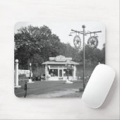 Tapis De Souris Vieille station service, 1925 (Avec souris)