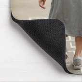 Tapis De Souris Vielle Dame Jouant À Hopscotch (Coin)