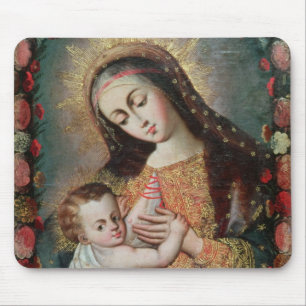 Tapis De Souris Vierge et enfant 2