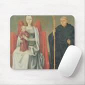 Tapis De Souris Vierge et enfant avec St Benoît (Avec souris)