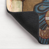 Tapis De Souris Vierge Marie et mosaïque de Jésus (Coin)