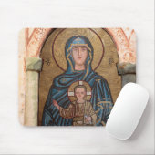 Tapis De Souris Vierge Marie et mosaïque de Jésus (Avec souris)