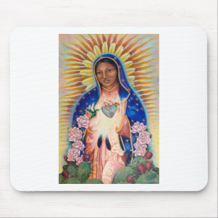 Tapis De Souris Vierge Marie - notre Madame Of Guadalupe