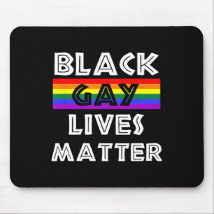 Tapis De Souris Vies de gays noirs Problème Mois de l'histoire des