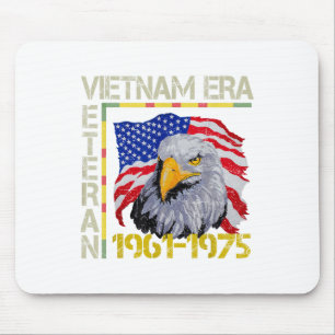 Tapis De Souris Vietnam Vétéran Era 1961 1975 Mémorial drapeau Amé