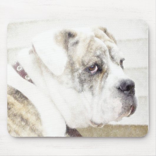 Tapis De Souris Vieux-anglais bulldogge mousepad (Devant)