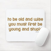 Tapis De Souris Vieux et sage (Avec souris)