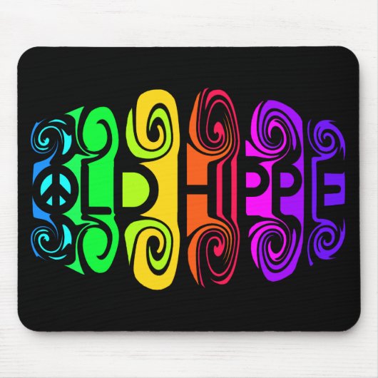 Tapis De Souris VIEUX HIPPIE mousepac (Devant)