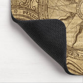 Tapis De Souris Vieux rose de boussole (Coin)