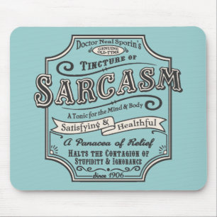 Tapis De Souris Vieux sarcasme de Tyme