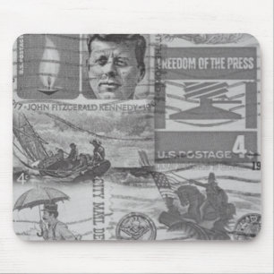 Tapis De Souris Vieux timbres Postage Mousepad