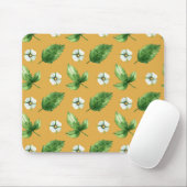Tapis De Souris Vigne de fleurs de passion (Avec souris)