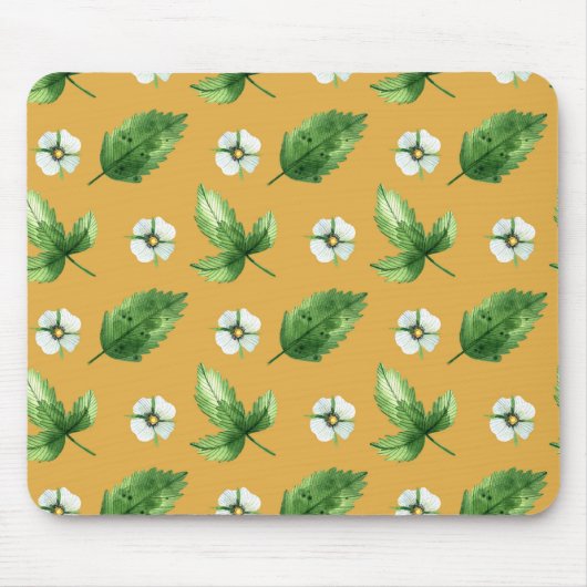 Tapis De Souris Vigne de fleurs de passion (Devant)