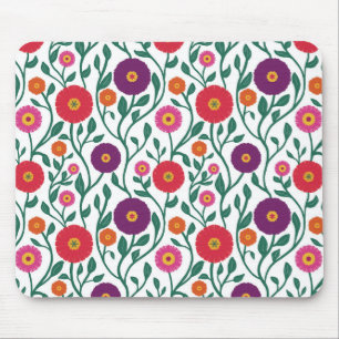 Tapis De Souris Vigne Fleur de Milieu de Siècle Guirlande de Jar