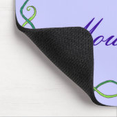 Tapis De Souris Vigne pourpre de fleur (Coin)