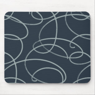 Tapis De Souris Vigne Tourbillonnante Abstraite Bureau Moderne T