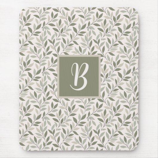 Tapis De Souris Vignes Feuillues (Devant)