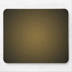 Tapis De Souris Vignette granuleuse marron et noir tendance