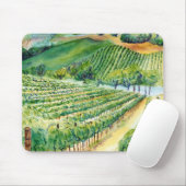 Tapis De Souris Vignoble californien Mousepad (Avec souris)