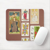 Tapis De Souris VIII justice, sept cartes de tarot (Avec souris)