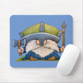 Tapis De Souris Viking Gnome (Avec souris)