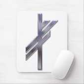 Tapis De Souris Viking Rune-luck-silver (Avec souris)