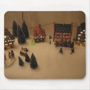 Tapis De Souris Village de Noël