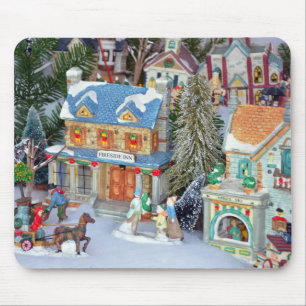 Tapis De Souris Village de Noël miniature